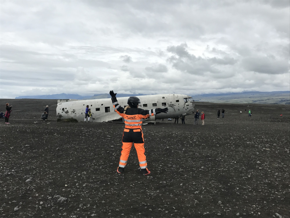 South Coast & DC-3 Plane Wreck Black Beach ATV Adventure