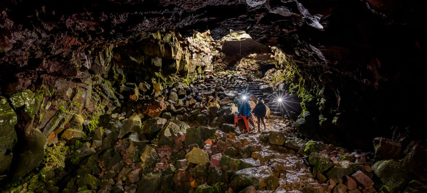 Guided Tour through Raufarhólshellir, The Lava Tunnel