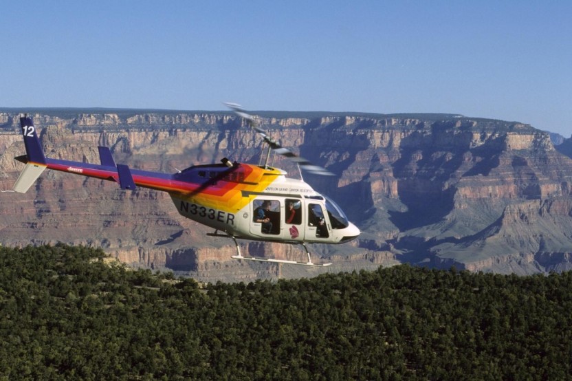Grand Canyon South Rim Bus Tour with Helicopter Ride
