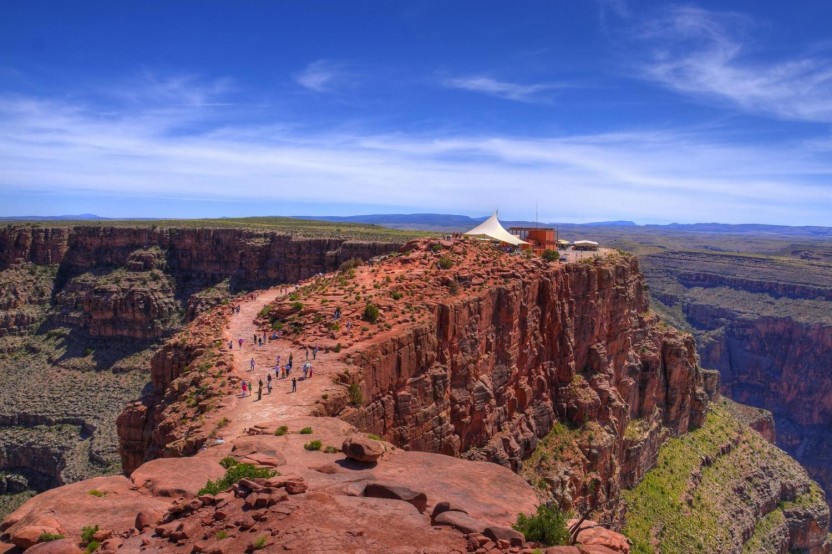 Grand Canyon West Rim by Luxury Limo Van with Skywalk Tickets