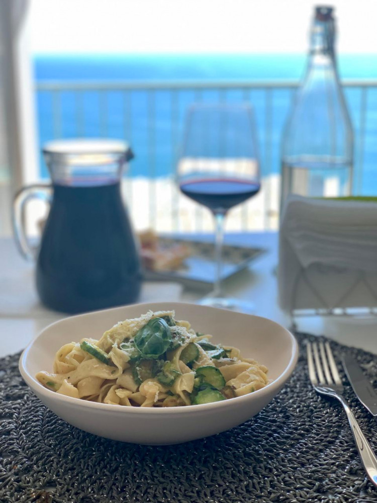 Traditional Sea View Dinner Using Homegrown Produce