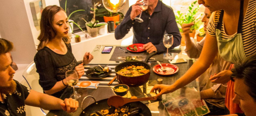 Paella And Fideua Cooking Class And Lunch