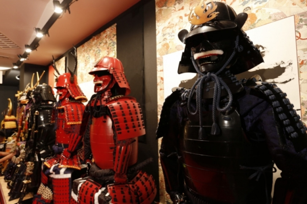 Samurai Armor Photo Shoot In Shibuya