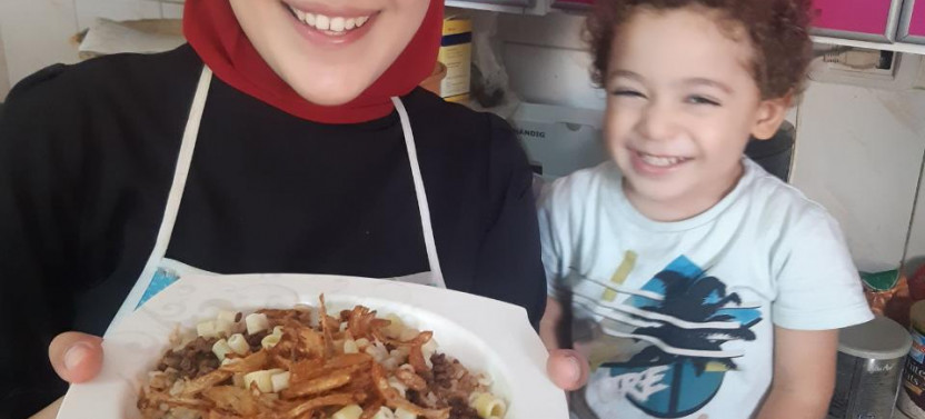 Cook Vegetarian Koshary, An Egyptian Specialty