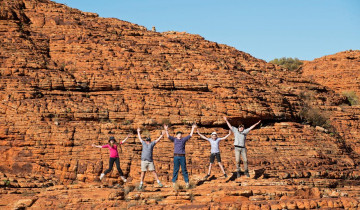 A picture of Red Centre Rock Safari 3 Day Tour - Safari Tent from Alice Springs