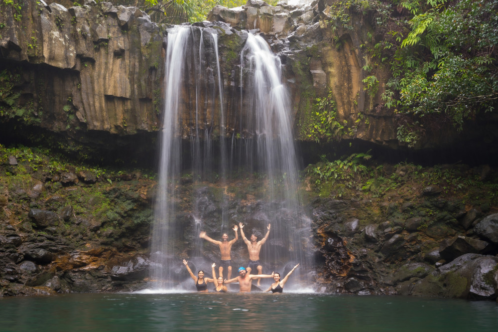 Waterfall & Rainforest Hiking Adventure-South Maui Hotel Transfer