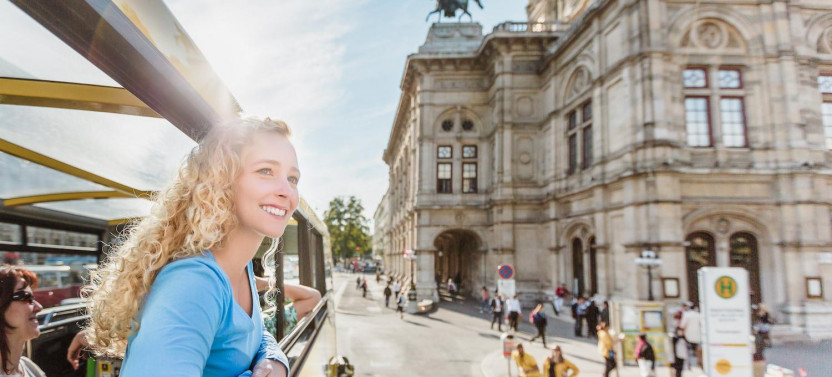 72h Vienna Hop On Hop Off Sightseeing Bus Tour Ticket with Audioguide