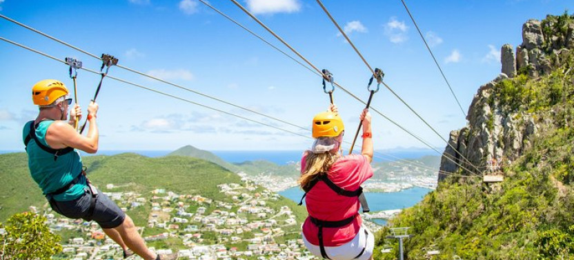 Sky Explorer And Sentry Hill Zip Line Adventure St Maartin