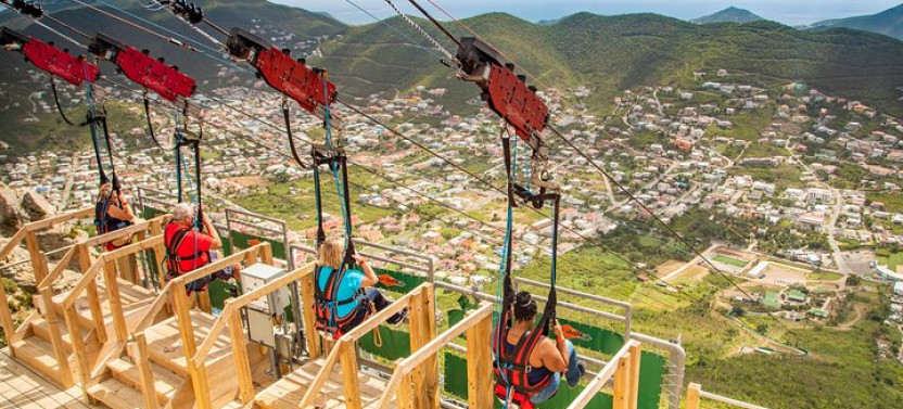 Zipline Experience: Sentry Hill Zip & Flying Dutchman St Maartin
