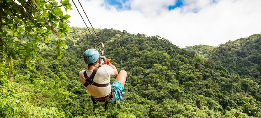 Aerial Tram and Zip Line Tour Rainforest Park Jacó