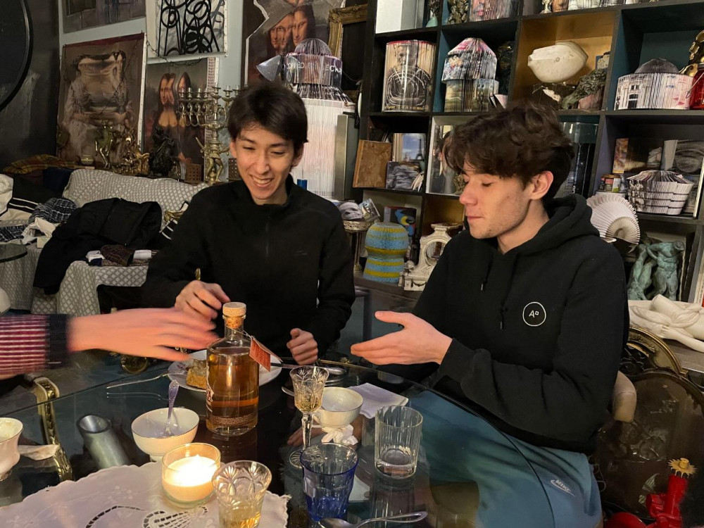 Dinner In An Artist's Apartment In Central Paris