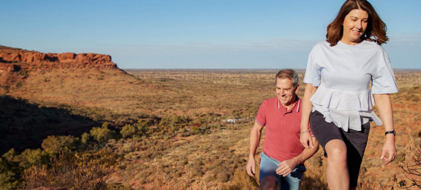 Kings Canyon & Outback Panoramas - Returns To Uluru