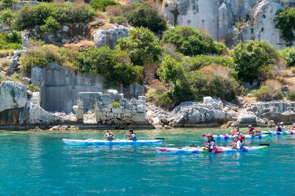 From Ucagiz: Guided Kekova Sea Kayaking Tour