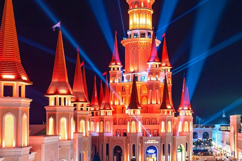 Land Of Legends Night Show From Side