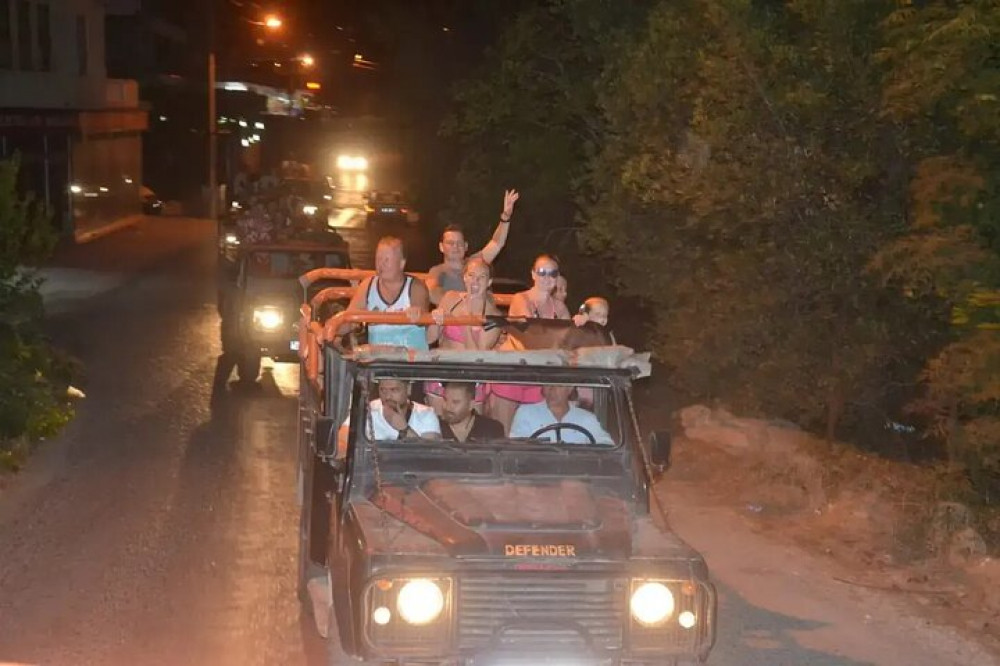 Alanya Night Jeep Safari & Boat Tour