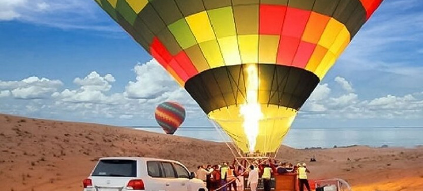 Hot Air Balloon with Breakfast, Transfer & Incredible Dubai Landmark Views