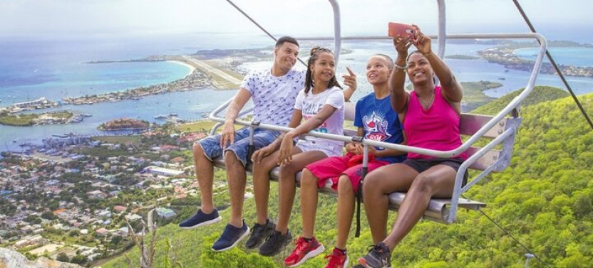 St Maarten Sky Explorer - Chair Lift With 360 Views Adventure