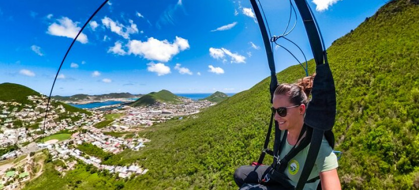 St Maarten Sky Explorer, Flying Dutchman and Schooner Ride Combo
