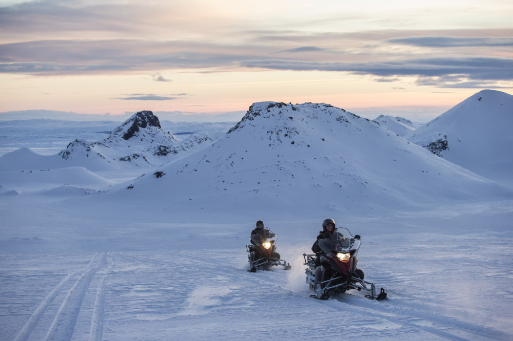 1 Hour All Year Snowmobile Adventure in Icelandic Highlands from Gullfoss