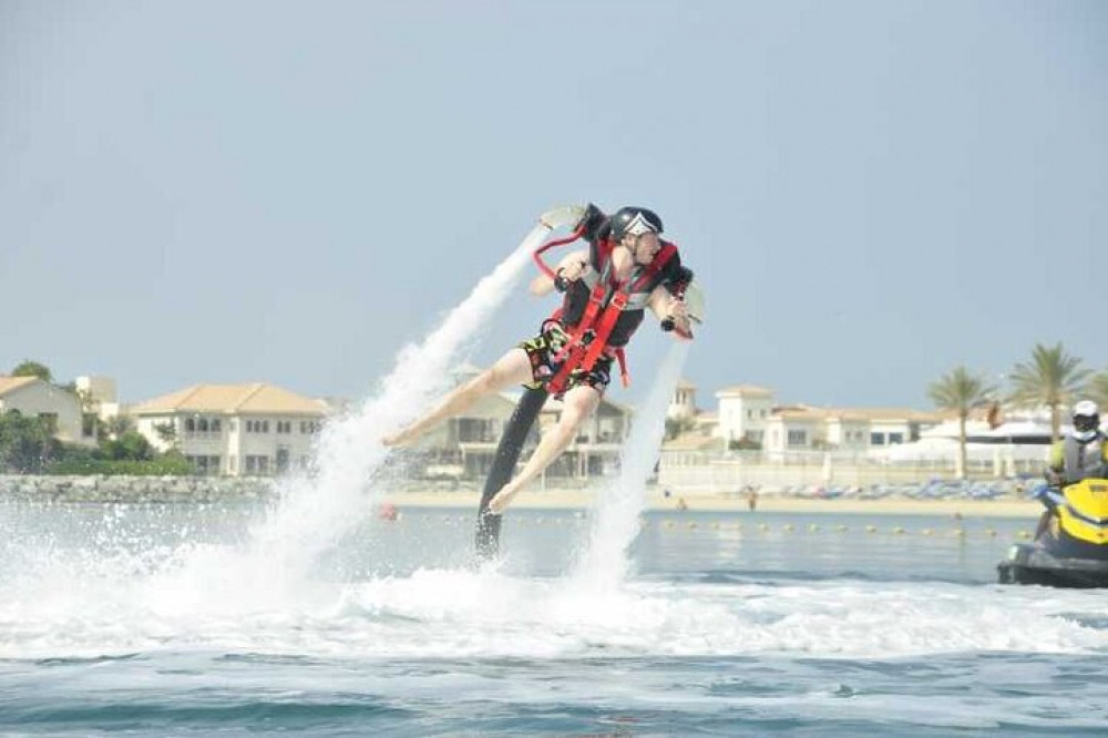 Jetpack Experience - Fly Over The Water In Dubai With Transfer Included