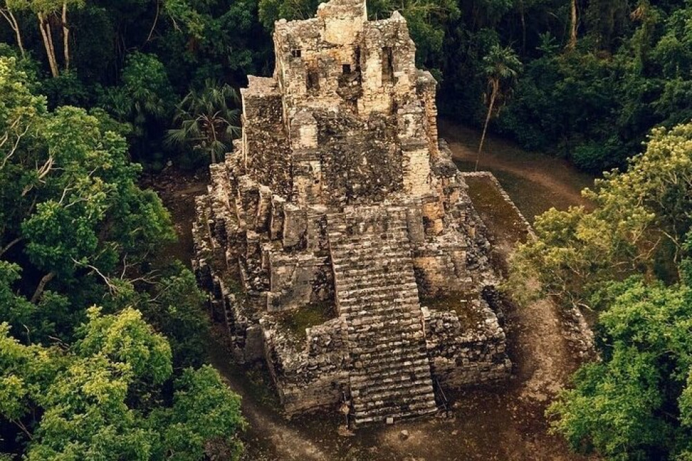 UNESCO Sian Kaan Reserve and Muyil Mayan Ruins from Tulum