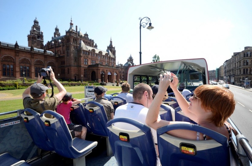 City Sightseeing Hop On Hop Off Bus Tour Glasgow - Red Route - 1 Day