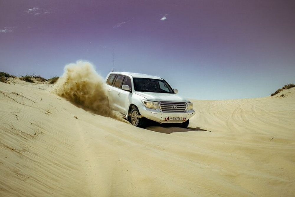 Private Desert Safari With Inland Sea Visit & Sand Boarding