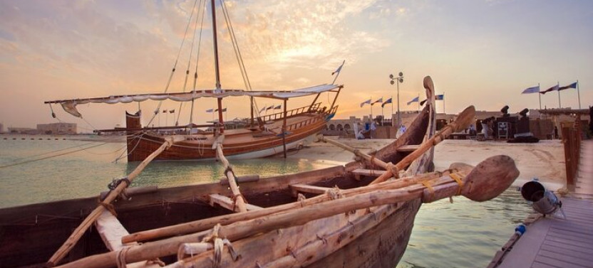 Shared Dhow Cruise And Corniche Walk