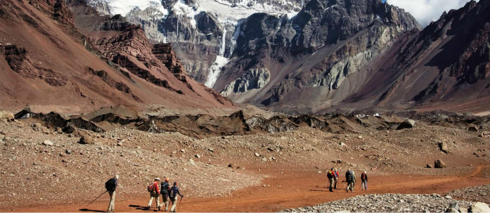 Full Day Mount Aconcagua Confluencia Base Camp Trek from Mendoza