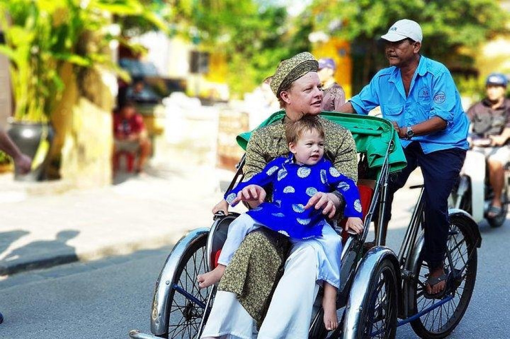 Half-Day Hoi An Pedicab Tour with a Vietnamese Traditional Ao Dai