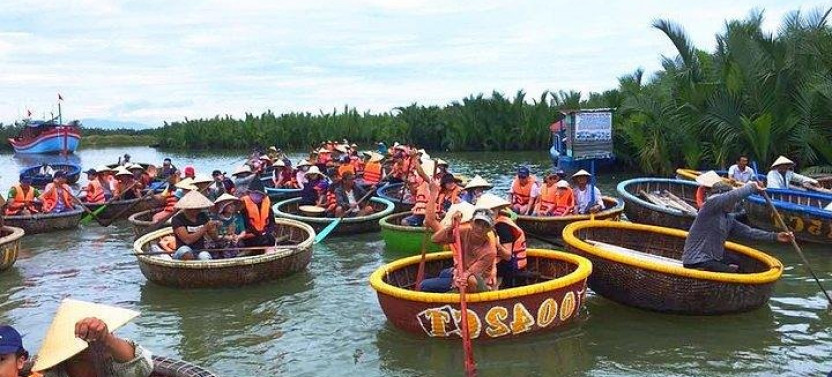Entry Ticket: Basket Boat Ride In Cam Thanh Coconut Forest
