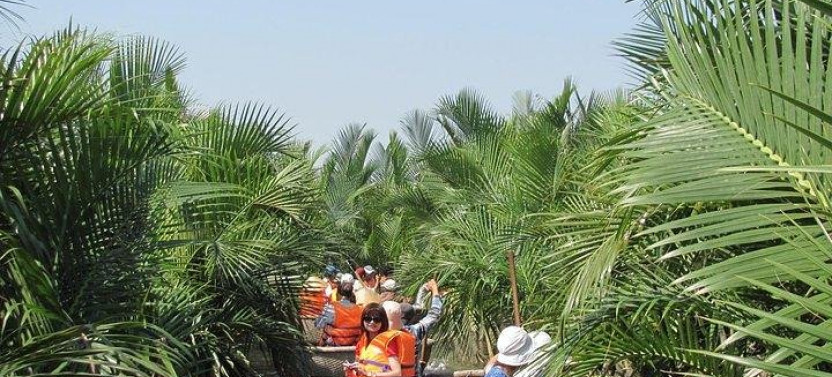 Entry Ticket: Basket Boat Ride In Cam Thanh Coconut Forest