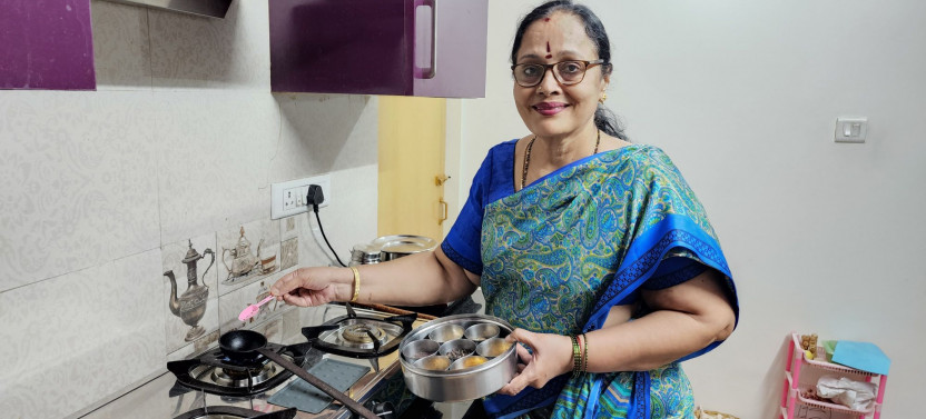 Authentic Tamil Cooking Class in Bengaluru in Sundarii's Home