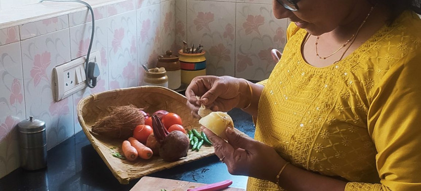 Traditional Vegetarian Cooking Class in Chennai with Gayathri