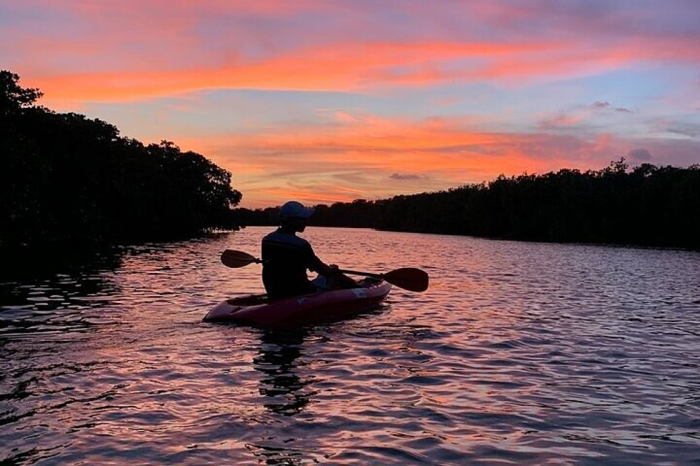 Cancun Lagoon Sunset Kayak Tour