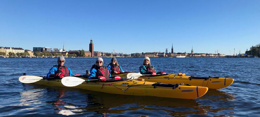 Stockholm Winter City Kayak Tour