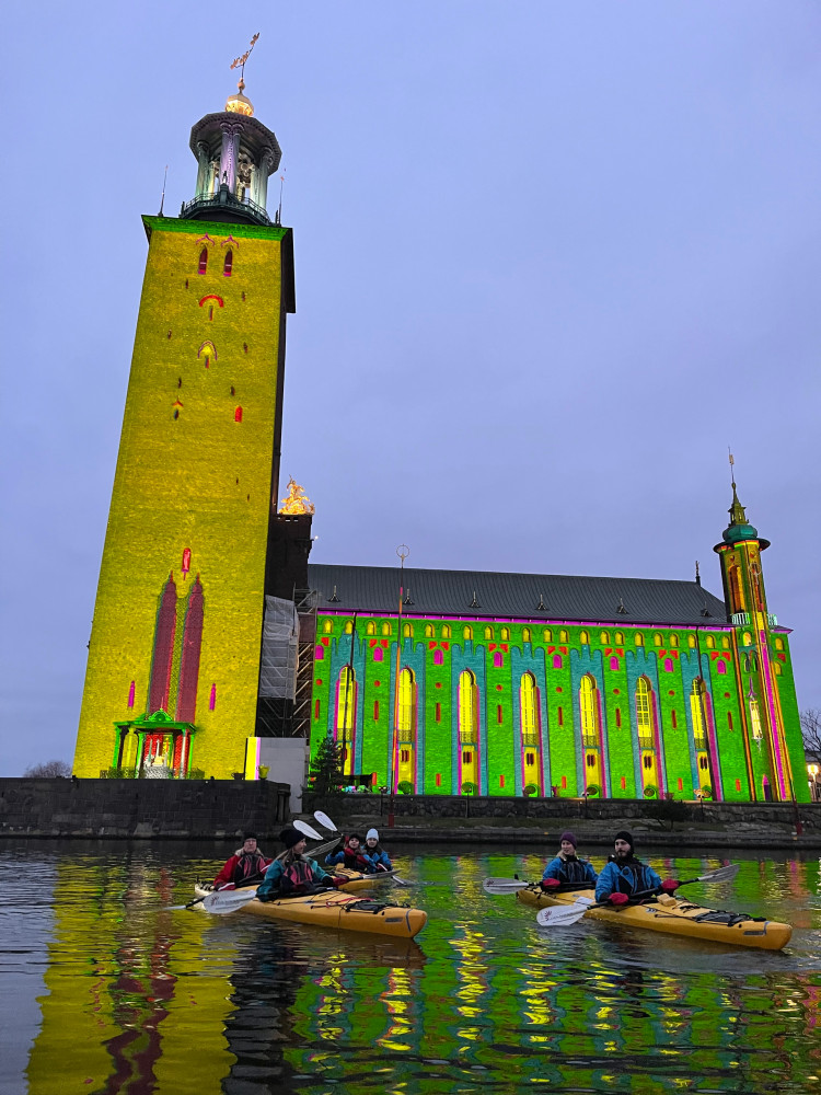 Winter City Kayak Nobel Lights Tour