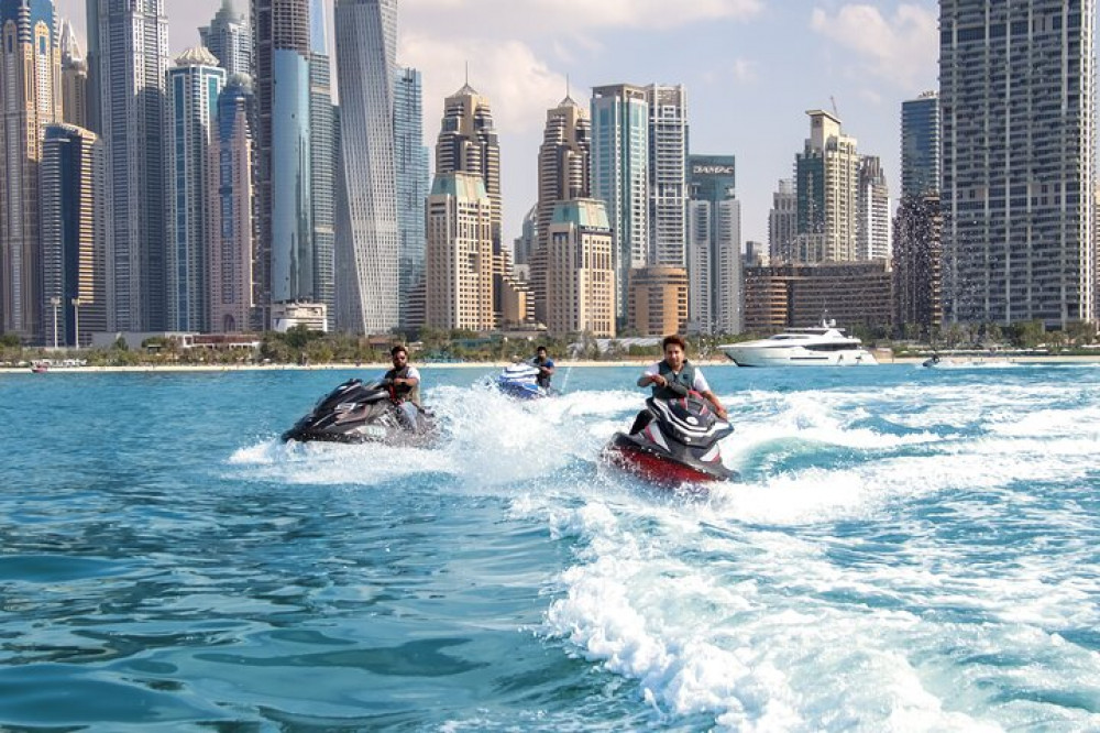 Jet Ski On The Beach Of Dubai