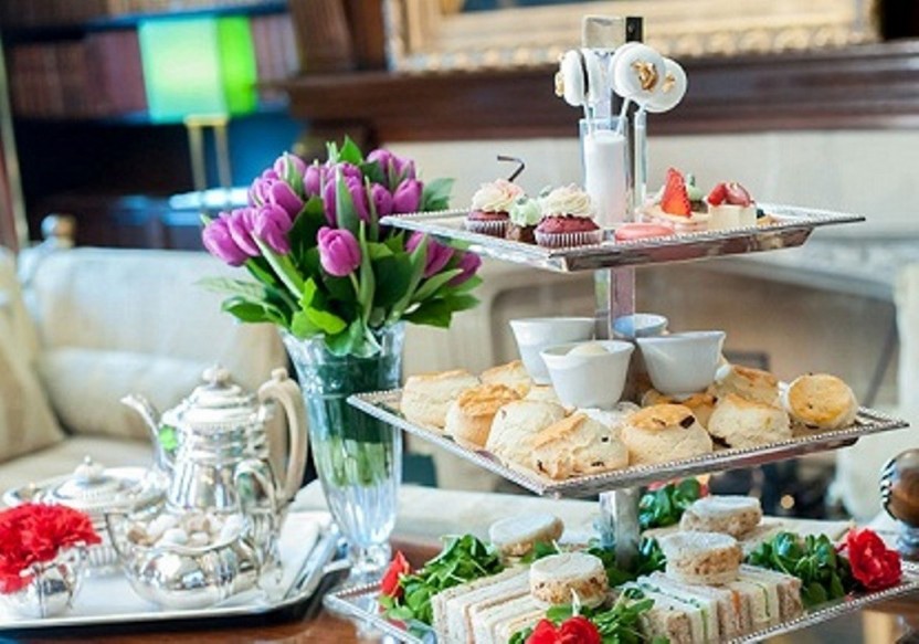 Afternoon Tea at The Rubens At The Palace with a Glass of Champagne