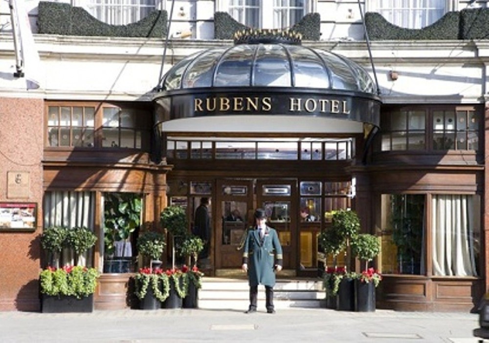 Afternoon Tea at The Rubens At The Palace with a Glass of Champagne