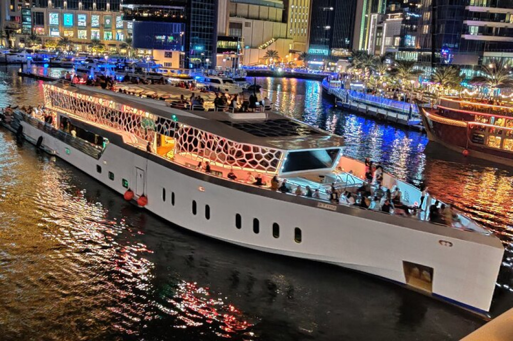 dubai lotus yacht dinner cruise tour