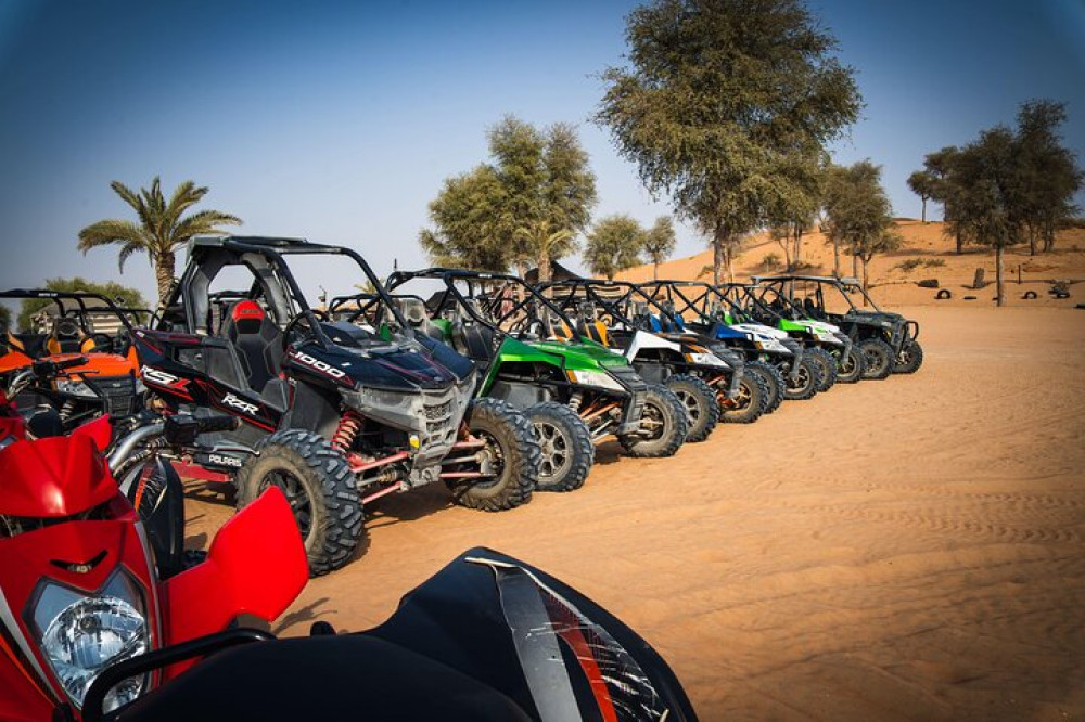 Dubai Private Buggy Ride With Dinner And Live Shows