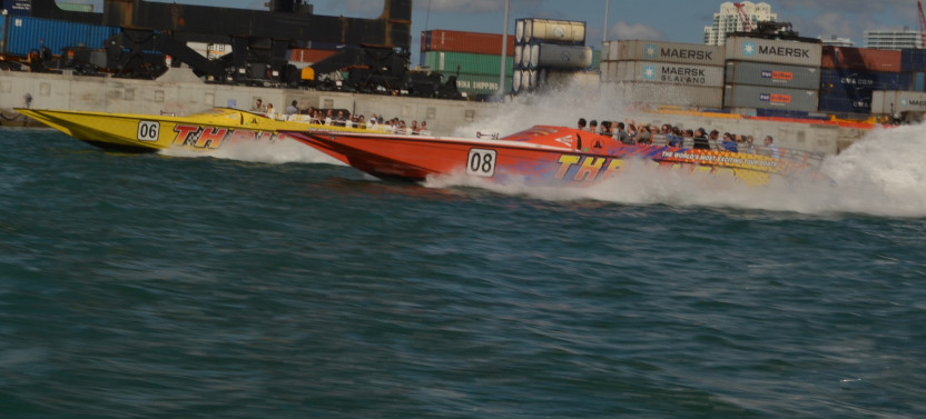 Speedboat Tour along the Miami Coastline