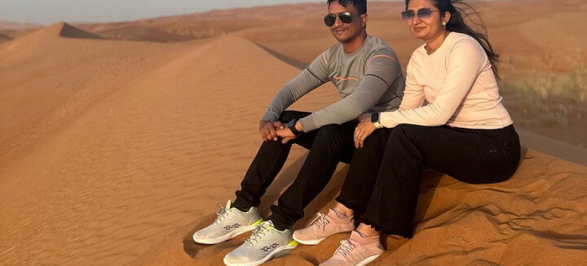 Exclusive Desert Excursion Camel Ride Sandboard & Buffet BBQ Dinner