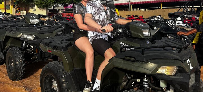 4 Hours Desert Tour with Quad Bike Camel Ride & Sandboard