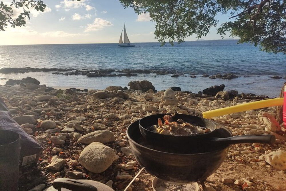 Snorkeling And Grilling Fresh Fish At Donkey Beach