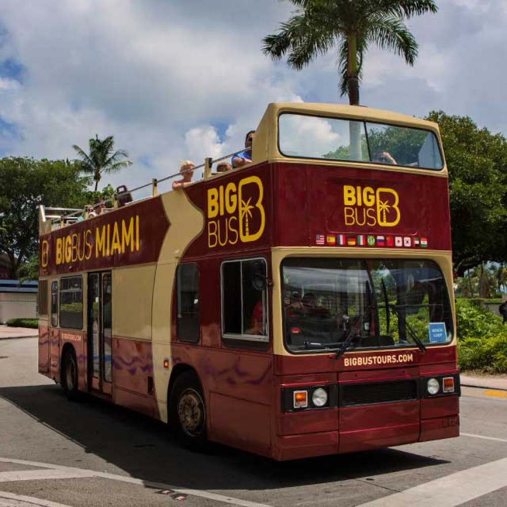 Big Bus Miami Explore - 2 Day Hop On Hop Off Bus Ticket