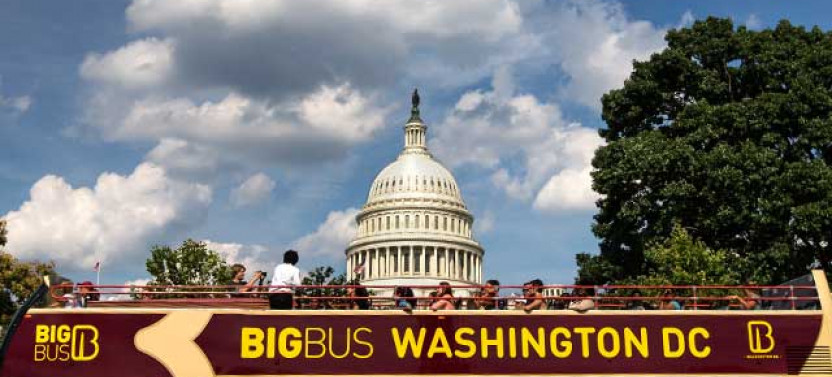 Big Bus DC: 24-Hour Hop-On Hop-Off Tour and Arlington Walking Tour