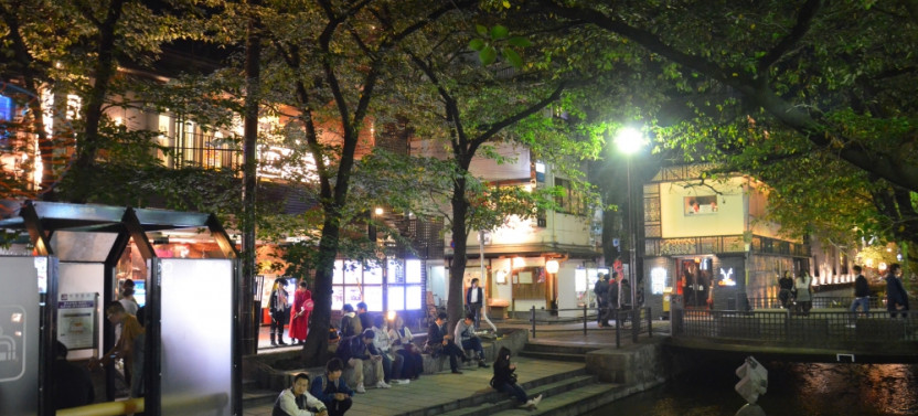 Small Group Kyoto Pontocho Casual Evening Food Tour with Local Guide