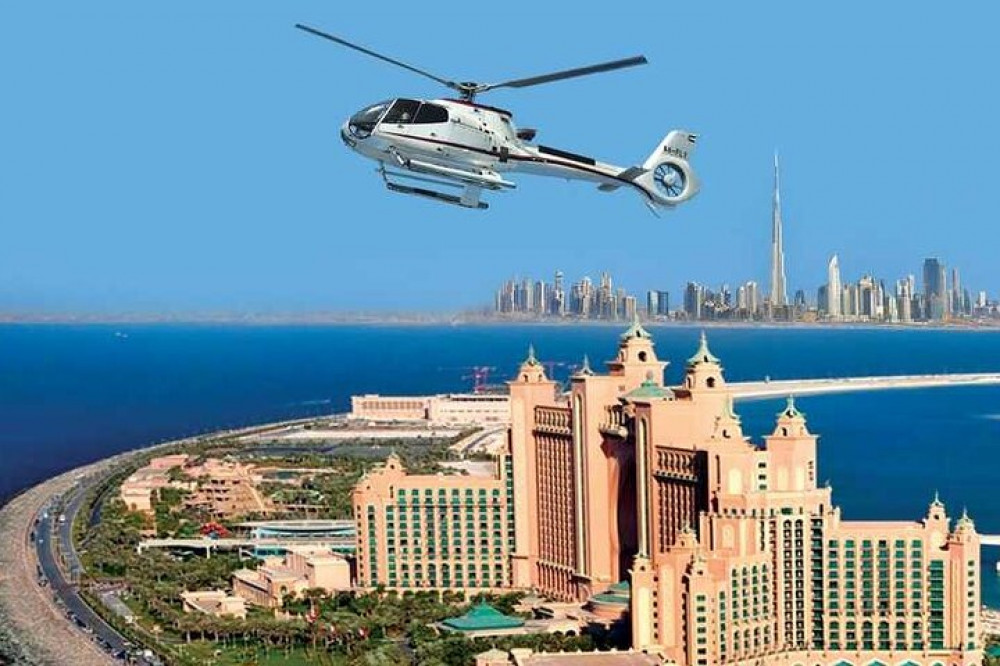 VIP Helicopter Tour with Aerial View of Dubai's Landmarks